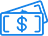 Upfront, transparent pricing badge icon