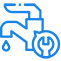 Faucet and fixture installation service icon