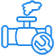 Gas line installation and repair service icon